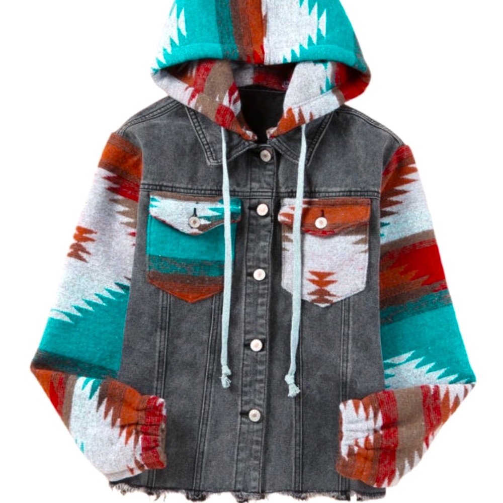 Stylish Multicolor Denim Jacket - image 8